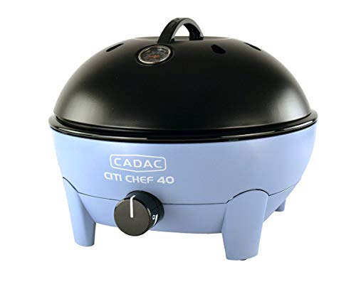 Cadac Sky Blue Citi Chef 40 Table Top Portable Gas BBQ
