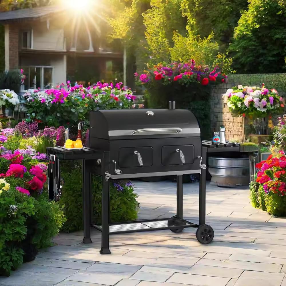 Super Grills Charcoal barbecue BBQ grills (Portable stainless steel bbq grill)