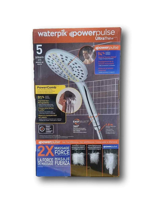 WaterPik Power Pulse Shower Head and Hose Chrome