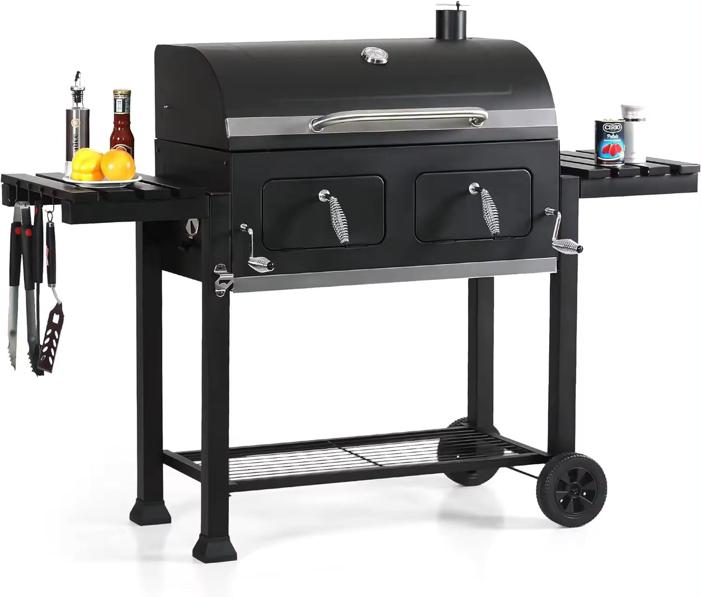 Super Grills Charcoal barbecue BBQ grills (Portable stainless steel bbq grill)