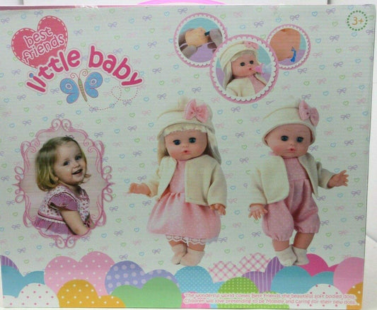 Super Toys Little Baby Feeding Doll - Hair Brushing & Blowing Pottying Changing Toddler Baby Dolls - Durable Pretend Feed For Kids