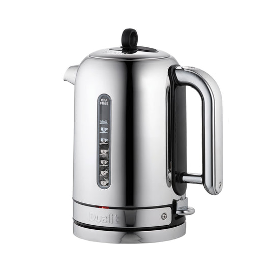 Dualit CVJK13 Classic Kettle, Quiet boiling kettle, 90 Second Boil Time, 1.7 Litre Capacity, 3 KW