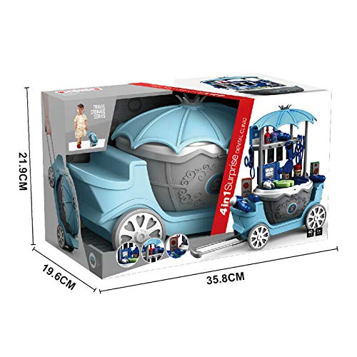 Super Toys 4in1 Multifunction Home Play set Trolley Role Play Kids toys dental doctor,ice cream shop,hair dressers, (Doctor Clinic)