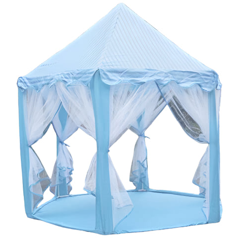 Suprills Kids Play Tent For Children Princess Castle Play House,Indoor & Outdoor Foldable Play Tent with Carry Bag, Easily Portable Tent of Hexagonal Shape, Gift for Girls & Boys,140cm x 135cm