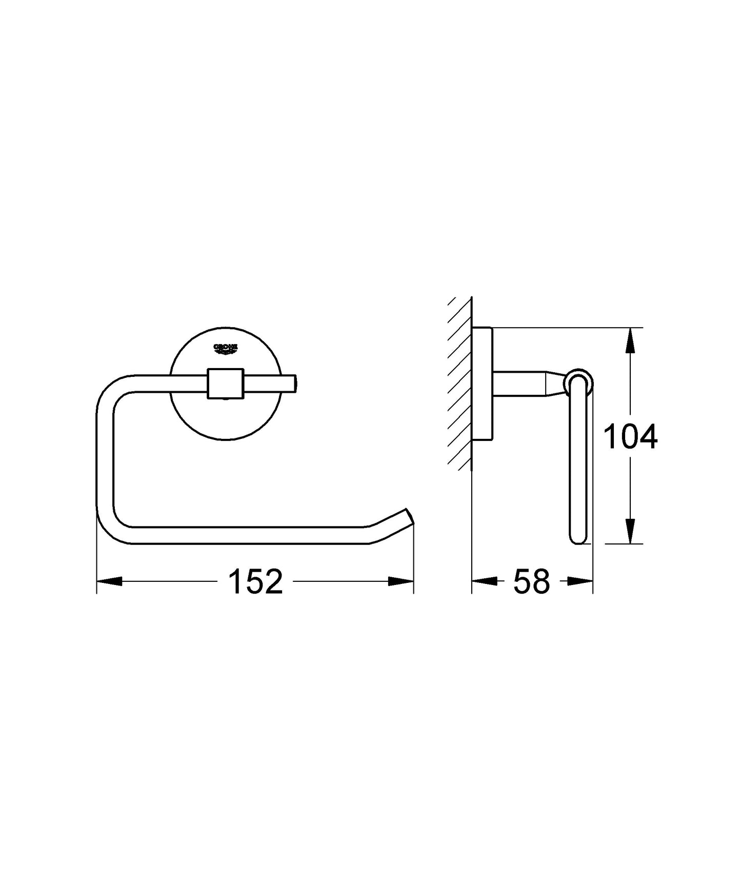 GROHE Vitalio Joy Thermostatic Shower Mixer Tap
