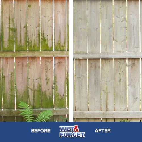 Wet & Forget Mould, Lichen & Algae Remover, Outdoor Cleaning Solution, Black Mould Remover, Bleach Free