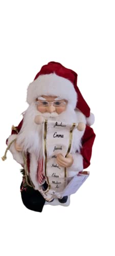 SUPER7 Large Christmas Decoration: 28" Traditional Electric Standing Dancing & Singing Father Christmas with Light Music
