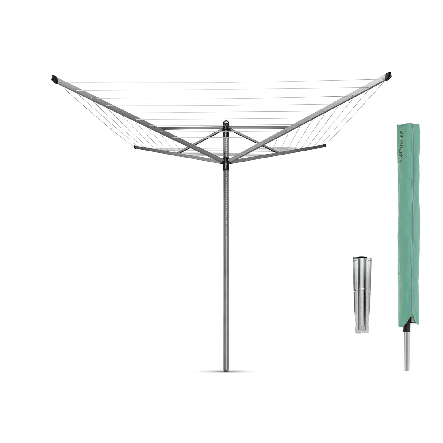 Brabantia - Lift-O-Matic - 50 Metres of Clothes Line - Adjustable in Height