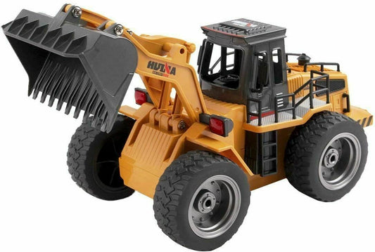 SuperToys 2.4G 1:18 6 Channel Electronic Bulldozer - Boys Toys, Kids Toys, RC Car - Remote Control Truck, Precision Control Bulldozer: Interactive Play & Authentic Construction Fun RC Toy