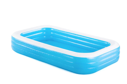 Bestway H2OGO! Dunk N' Splash Inflatable Family Pool with Basketball Hoop (8'3' x 66' x 40') | Blow Up Backyard Swimming Pool for Kids Ages 3 and Up