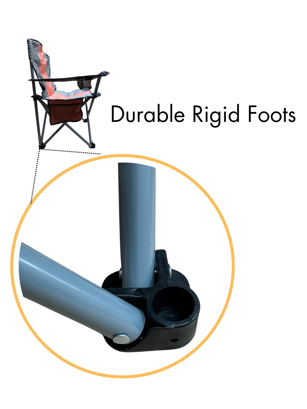 Suprills Premium Camping Chair — Lightweight Folding Portable Chair with Cup Holder & Carry Bag, 120kg Capacity