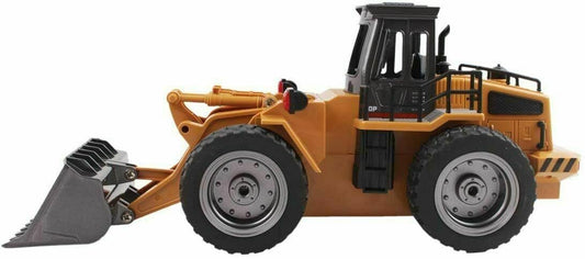 SuperToys 2.4G 1:18 6 Channel Electronic Bulldozer - Boys Toys, Kids Toys, RC Car - Remote Control Truck, Precision Control Bulldozer: Interactive Play & Authentic Construction Fun RC Toy
