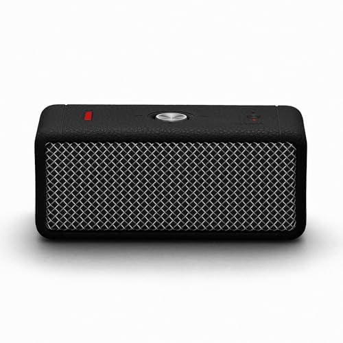 Marshall Emberton II Altoparlanti Bluetooth Portatili Wireless Accoppiabili IP67 Resistente a Polvere e Acqua, 30+ Ore di Riproduzione Ricarica Rapida, Acciaio Nero