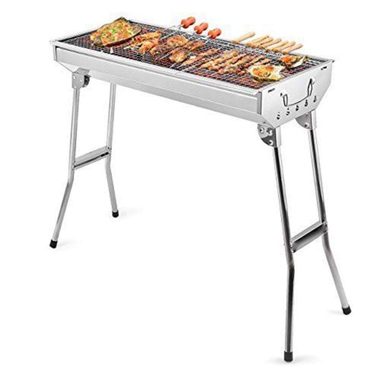 Super Grills Charcoal barbecue BBQ grills (Portable stainless steel bbq grill)