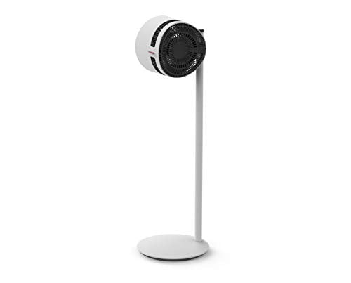 Boneco F230 Pedestal Air Circulator Fan – Silent, Powerful Cooling with Adjustable Height (White)