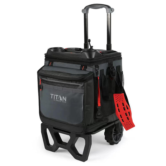 Arctic Zone Titan 22.5 Litre (23.7 US Quart) 60 Can Cooler with All Terrain Cart