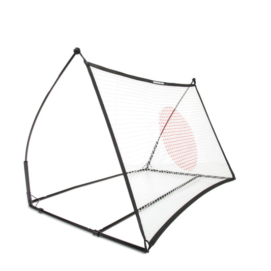 QUICKPLAY SPOT Target Football Rebounder Net Range | Multi-Sport Ball Skills Training - with free eCOACH training app | Football Rebound Net Available in 3 Sizes