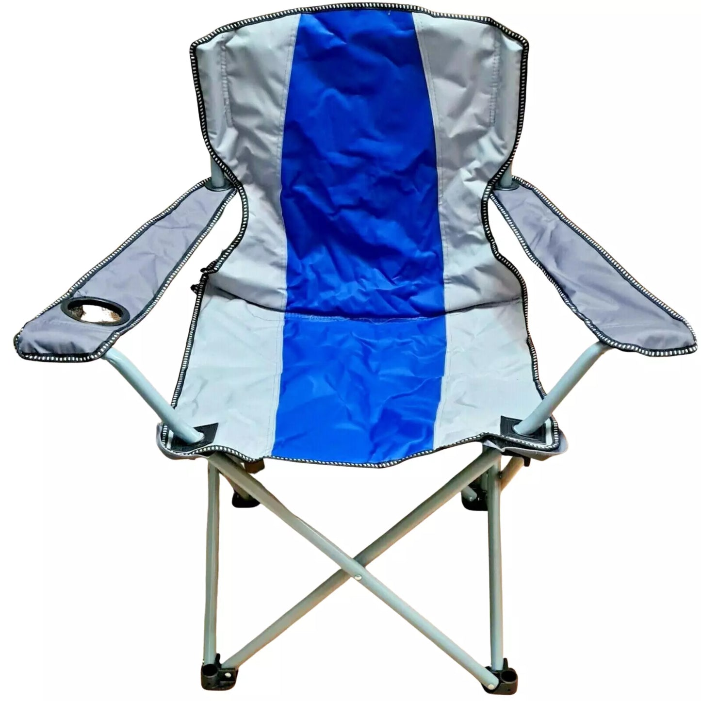 Suprills Premium Camping Chair — Lightweight Folding Portable Chair with Cup Holder & Carry Bag, 120kg Capacity